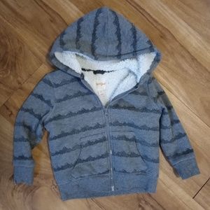 Sherpa lined sweatshirt